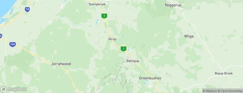 Mullalyup, Australia Map