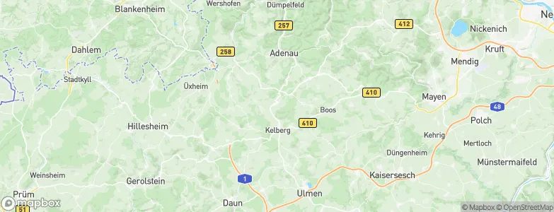 Müllenbach, Germany Map