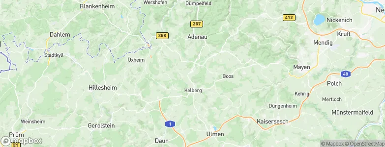 Müllenbach, Germany Map