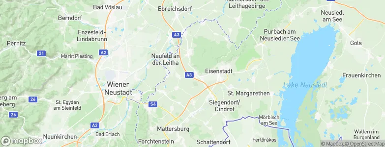 Müllendorf, Austria Map