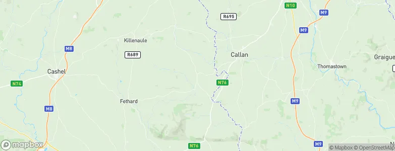 Mullinahone, Ireland Map