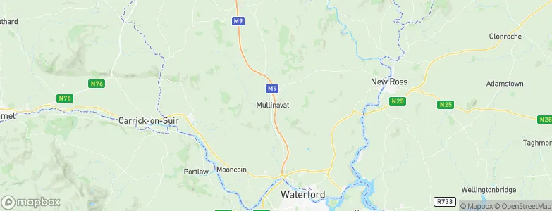 Mullinavat, Ireland Map