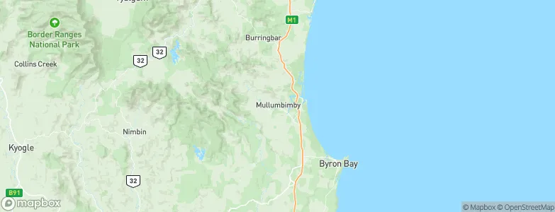 Mullumbimby, Australia Map