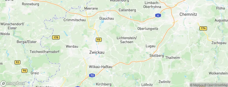 Mülsen, Germany Map