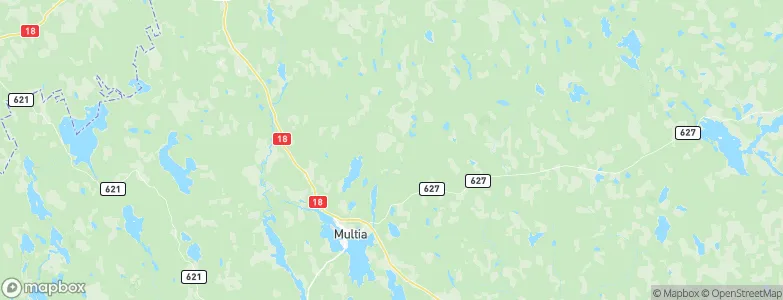 Multia, Finland Map