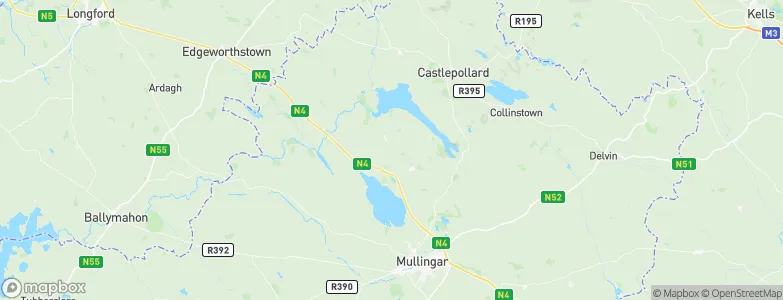 Multyfarnham, Ireland Map