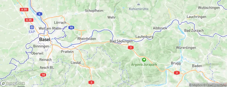 Mumpf, Switzerland Map