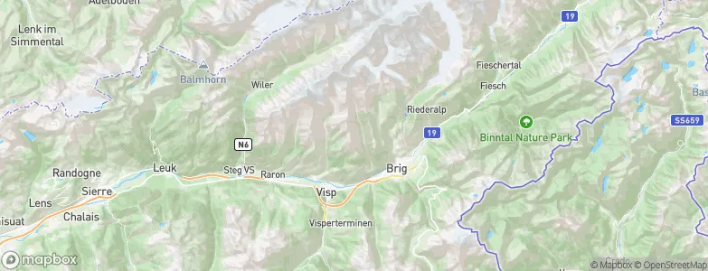 Mund, Switzerland Map