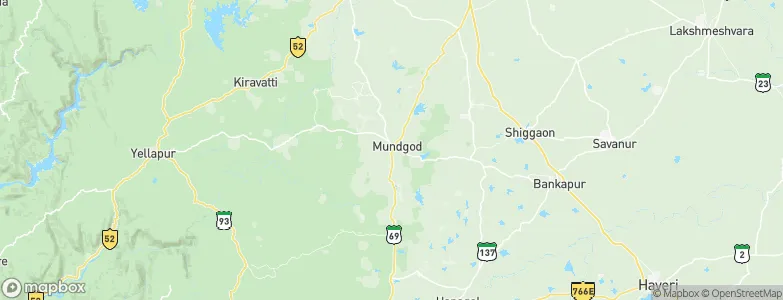 Mundgod, India Map