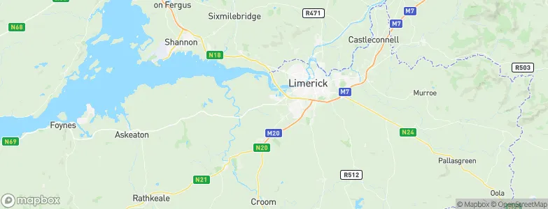 Mungret, Ireland Map