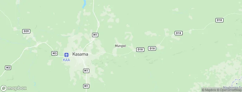 Mungwi, Zambia Map