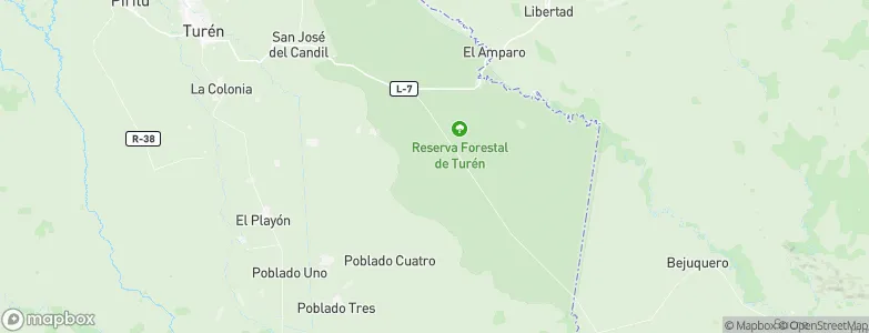 Municipio Turen, Venezuela Map