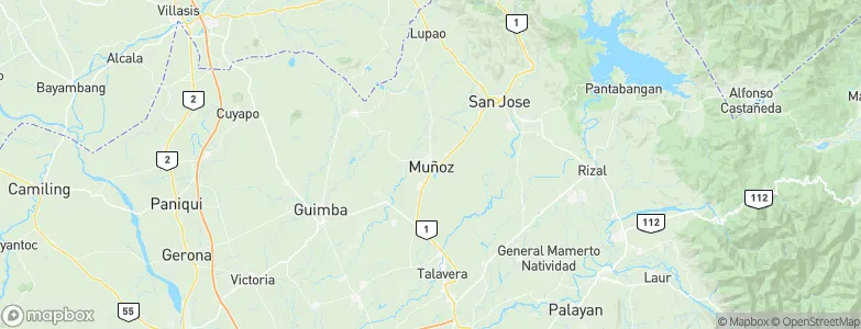 Muñoz, Philippines Map