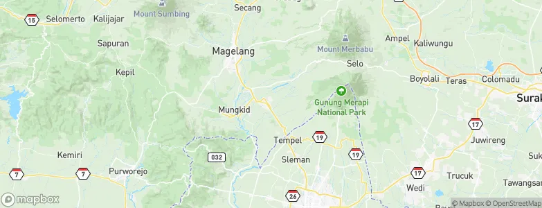 Muntilan, Indonesia Map