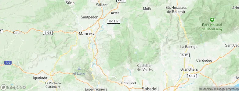 Mura, Spain Map