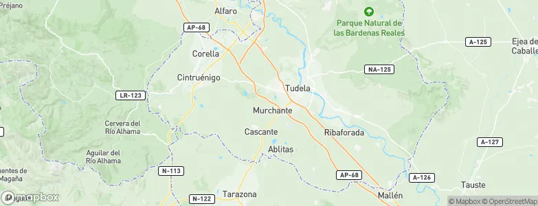 Murchante, Spain Map