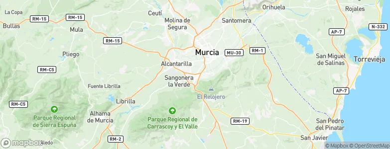 Murcia, Spain Map