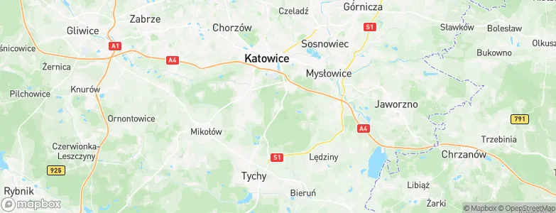 Murcki, Poland Map