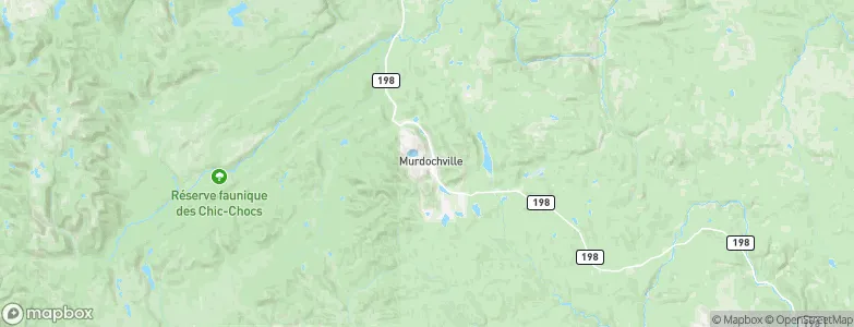 Murdochville, Canada Map