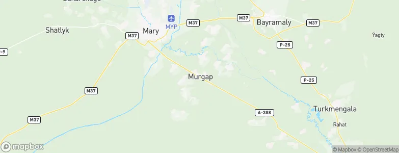 Murgab, Turkmenistan Map