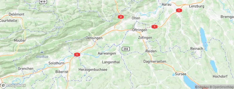 Murgenthal, Switzerland Map