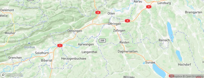 Murgenthal, Switzerland Map