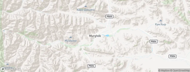 Murghab, Tajikistan Map