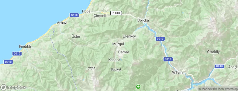 Murgul, Turkey Map