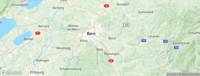 Muri bei Bern, Switzerland Map