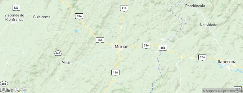 Muriaé, Brazil Map