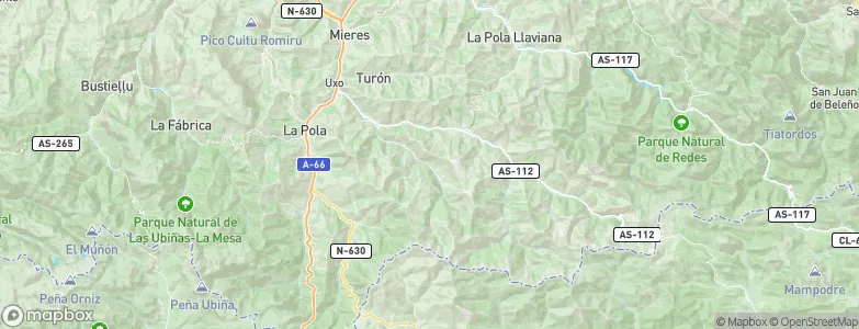 Murias, Spain Map