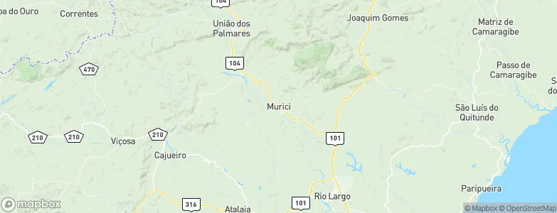 Murici, Brazil Map
