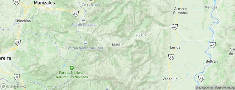 Murillo, Colombia Map
