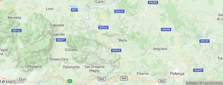 Muro Lucano, Italy Map