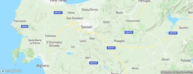 Muros, Italy Map