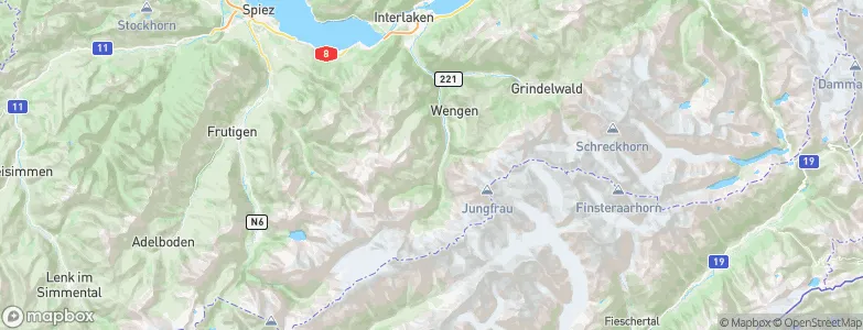 Mürren, Switzerland Map