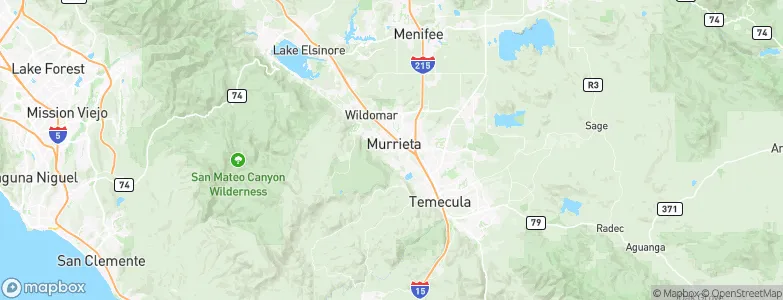 Murrieta, United States Map