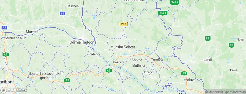 Murska Sobota, Slovenia Map
