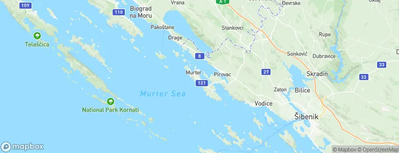 Murter, Croatia Map