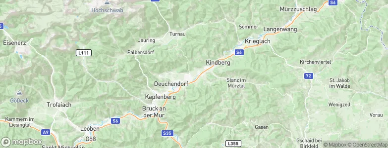Mürzhofen, Austria Map