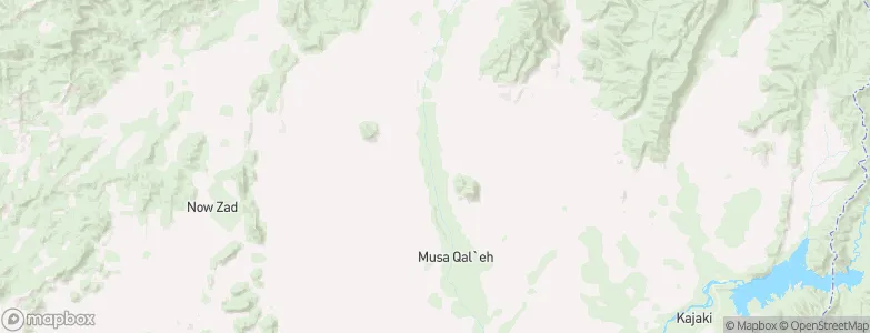 Musa Qala, Afghanistan Map