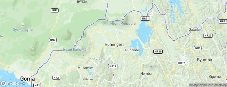 Musanze, Rwanda Map
