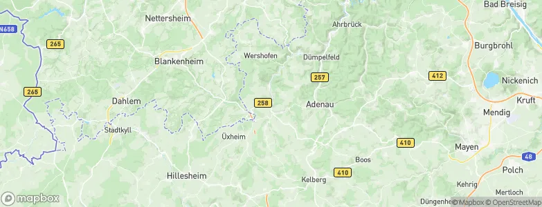 Müsch, Germany Map