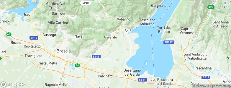 Muscoline, Italy Map