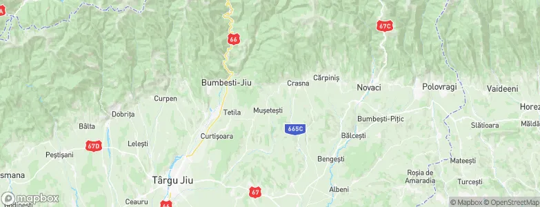 Muşeteşti, Romania Map