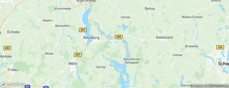 Mustin, Germany Map