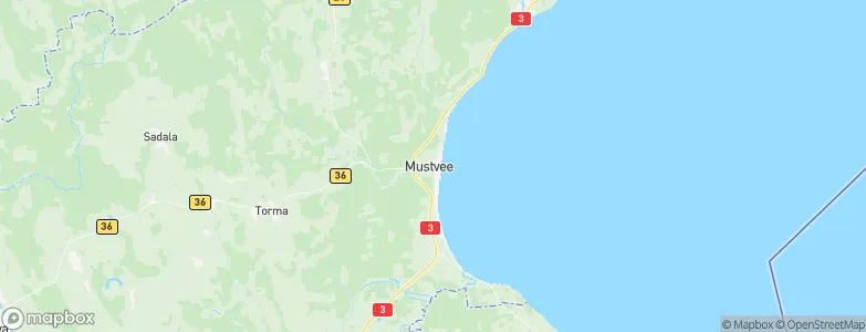 Mustvee, Estonia Map
