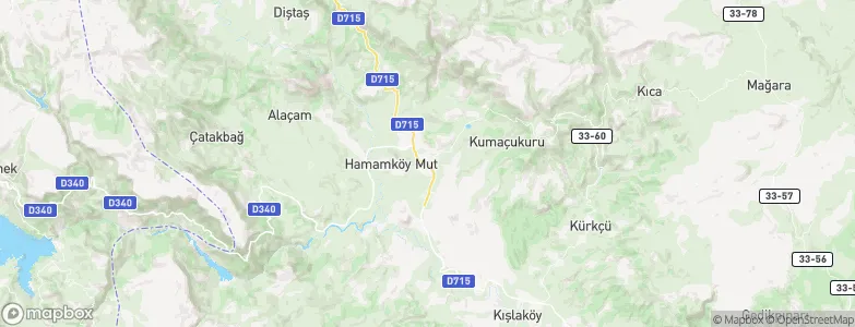 Mut, Turkey Map