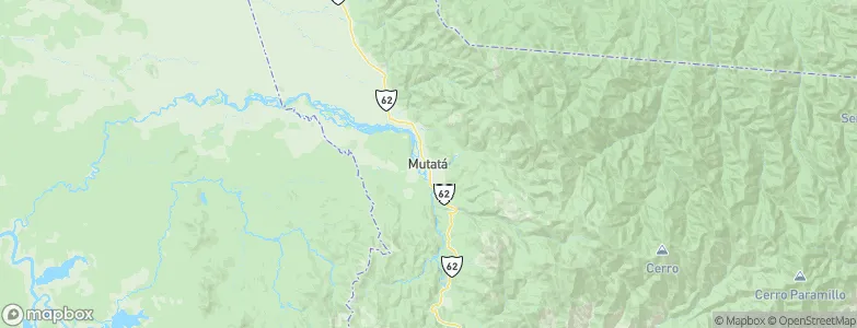 Mutatá, Colombia Map