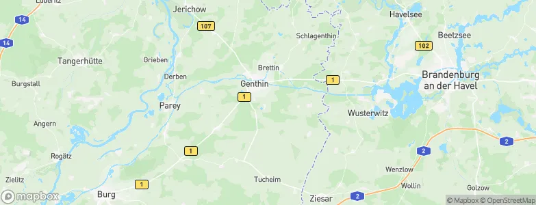 Mützel, Germany Map